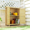 Armoire Rougemont Jardin Rempotage Rangement Extérieur Bois Naturel 71x39x95 cm