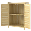 Armoire Rougemont Jardin Rempotage Rangement Extérieur Bois Naturel 71x39x95 cm