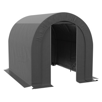 Abri Hereward Rangement Extérieur Étanche Grand Volume Gris Foncé 2,4x1,8m