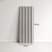Panneaux Vermudo Bardage Extérieur Tôle Acier Ondulée Gris Clair 129x45 cm Lot 12