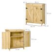 Armoire Jardin Dalías Table Rempotage 2 en 1 Bois Sapin Métal Galvanisé