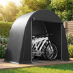 Abri Vélo Ivremont Protection Extérieure Étanche Métal Gris Résistant Intempéries