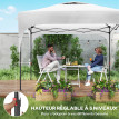Tonnelle Ugolotto Barnum Pliant avec Paroi Latérale Amovible Blanc Jardins Fêtes Réceptions