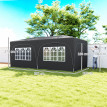 Tonnelle Centulio Pop-Up Automatique 3x6m Anthracite Résistante UV & Réglable