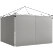 Paterne Panneaux Latéraux Barnum 3x3m ou 6x3m Gris Résistant Extérieur