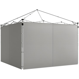 Paterne Panneaux Latéraux Barnum 3x3m ou 6x3m Gris Résistant Extérieur