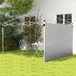 Paterne Panneaux Latéraux Barnum 3x3m ou 6x3m Gris Résistant Extérieur