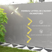 Paterne Panneaux Latéraux Barnum 3x3m ou 6x3m Gris Résistant Extérieur
