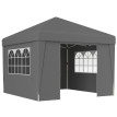 Barnum Étremont Pop-Up Anthracite Tonnelle Jardin Fête Résistante UV30+