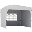 Tonnelle Teofilo 3x3m Protection Solaire UPF50+ Anti-UV Crème Résistante