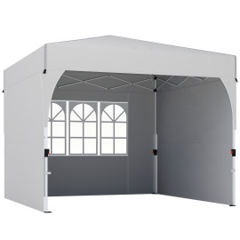 Tonnelle Teofilo 3x3m Protection Solaire UPF50+ Anti-UV Crème Résistante