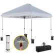 Barnum Fauvrelin Pop-Up 3x3m Toile Oxford UPF50+ Blanc Stabilité Maximale Transport Inclus