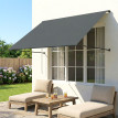 Store Frutoso Manuel Inclinable Terrasse Commerce Gris Anti-UV 195x120cm