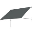 Store Frutoso Manuel Inclinable Terrasse Commerce Gris Anti-UV 195x120cm
