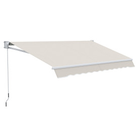 Store Banne Moclín Manuel Extérieur Résistant Crème pour Terrasse Jardin Balcon 200x250cm