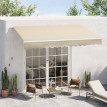 Store Banne Recesvinto Manuel Rétractable Alu Terrasse Commerce Beige 3,5x2,5m