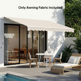 Toile Store Lindenfeld Remplacement Polyester 280g/m² UPF50+ Crème 350x250cm