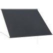 Store Banne Iznájar Manuel Inclinable Terrasse Commerce Gris Anthracite 150x120cm