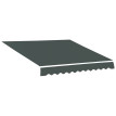 Toile Store Moio dei Calvi Gris Remplacement Anti-UV Terrasse Magasin 3,82x2,4m