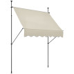 Store Nuncio autoportant inclinable rétractable 2x1,2m sable sans perçage terrasse balcon