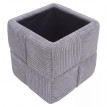 Pouf HWC-Q47, pouf ottoman rembourré, avec couvercle et compartiment de rangement, en Velours (260 g