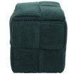 Pouf HWC-Q47, pouf ottomane rembourré, avec couvercle et compartiment de rangement, en Velours (260