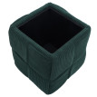 Pouf HWC-Q47, pouf ottomane rembourré, avec couvercle et compartiment de rangement, en Velours (260