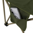 Ensemble de camping HWC-Q39, table et 2 chaises pliantes, chaise de péche pliable, métal et tissu -