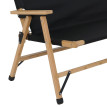 Banc de camping en bambou HWC-Q40, banc d'extérieur, banc de pique-nique, banc de jardin, pliable, p