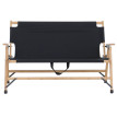 Banc de camping en bambou HWC-Q40, banc d'extérieur, banc de pique-nique, banc de jardin, pliable, p