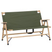 Banc de camping en bambou HWC-Q40, banc d'extérieur, banc de pique-nique, banc de jardin, pliable, p