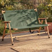 Banc de camping en bambou HWC-Q40, banc d'extérieur, banc de pique-nique, banc de jardin, pliable, p