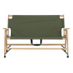 Banc de camping en bambou HWC-Q40, banc d'extérieur, banc de pique-nique, banc de jardin, pliable, p