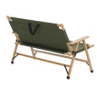 Banc de camping en bambou HWC-Q40, banc d'extérieur, banc de pique-nique, banc de jardin, pliable, p