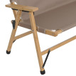 Banc de camping en bambou HWC-Q40, banc d'extérieur, banc de pique-nique, banc de jardin, pliable, p