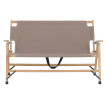 Banc de camping en bambou HWC-Q40, banc d'extérieur, banc de pique-nique, banc de jardin, pliable, p
