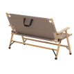 Banc de camping en bambou HWC-Q40, banc d'extérieur, banc de pique-nique, banc de jardin, pliable, p