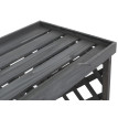 Cache pour climatiseur/échangeur thermique HWC-Q14, cache en bois certifié MVG 78 x 90 x 45 cm - gri