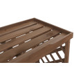 Cache pour climatiseur/échangeur thermique HWC-Q14, cache en bois certifié MVG 78 x 90 x 45 cm - bru