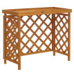 Cache pour climatiseur/échangeur thermique HWC-Q14, cache en bois certifié MVG 78 x 90 x 45 cm - cou