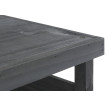Cache pour climatiseur/échangeur thermique HWC-Q15, cache en bois certifié MVG 78 x 84 x 32 cm - gri