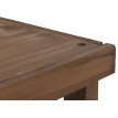 Habillage pour climatiseur/échangeur thermique HWC-Q15, cache en bois certifié MVG 78 x 84 x 32 cm -