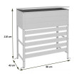 Cache en aluminium pour climatisation/échangeur thermique HWC-P94, couvercle de coffre de rangement
