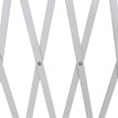 Treillis en aluminium HWC-G21, treillis en ciseaux pour jardiniéres et pots de fleurs, acier 152 x 9