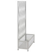 Treillis en aluminium HWC-G21, treillis en ciseaux pour jardiniéres et pots de fleurs, acier 152 x 9
