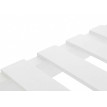 étagére à plantes en bambou HWC-Q33, étagére en escalier pour fleurs, 3 niveaux, roulettes, 105 x 90