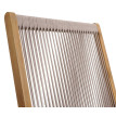 Fauteuil à bascule HWC-P73, fauteuil à bascule d'extérieur pour jardin, chaise longue à bascule, boi