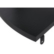 étagére d'angle HWC-O99, étagére suspendue, étagére murale, étagére d'angle, 5 niveaux, métal indust