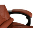 Chaise de bureau HWC-M80, chaise de bureau pivotante, fauteuil de direction, repose-pieds extensible