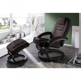 Fauteuil de relaxation Rome brun